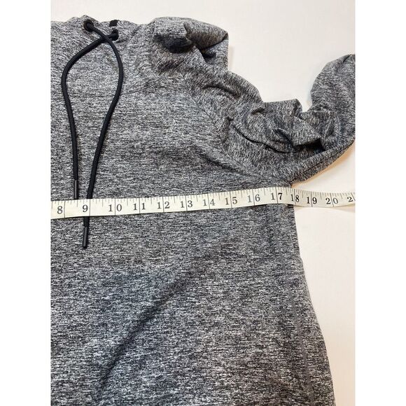 Athleta Women's Small Uptempo Hoodie Sweatshirt Pullover Charcoal Gray Active - Picture 8 of 8